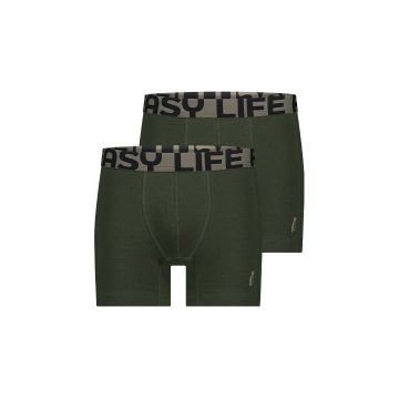 Alca Easy-Going 2-Pck Men Boxershort Dark Green 4XL