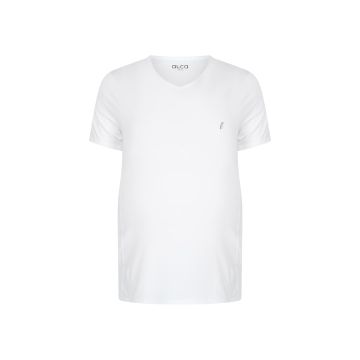 Alca Easy-Going 2-Pck Men T-Shirt V-Neck White 8XL
